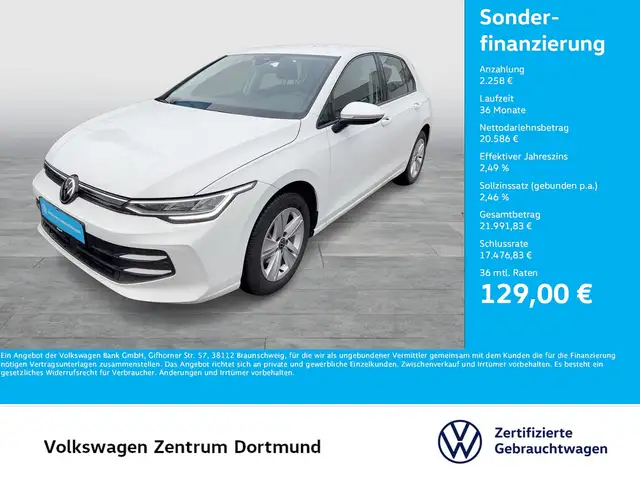 Volkswagen Golf VIII 1.5 LIFE FACELIFT ACC CARPLAY SITZHEIZ