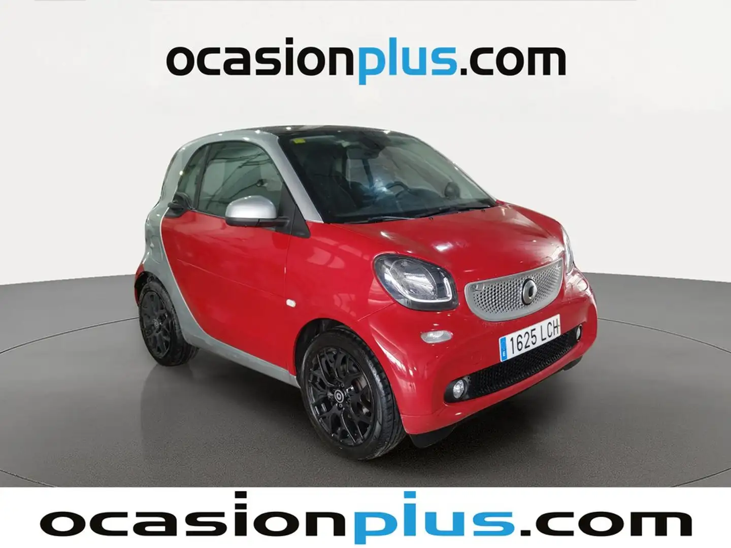 smart forTwo Coupé 66 Aut. Rojo - 2