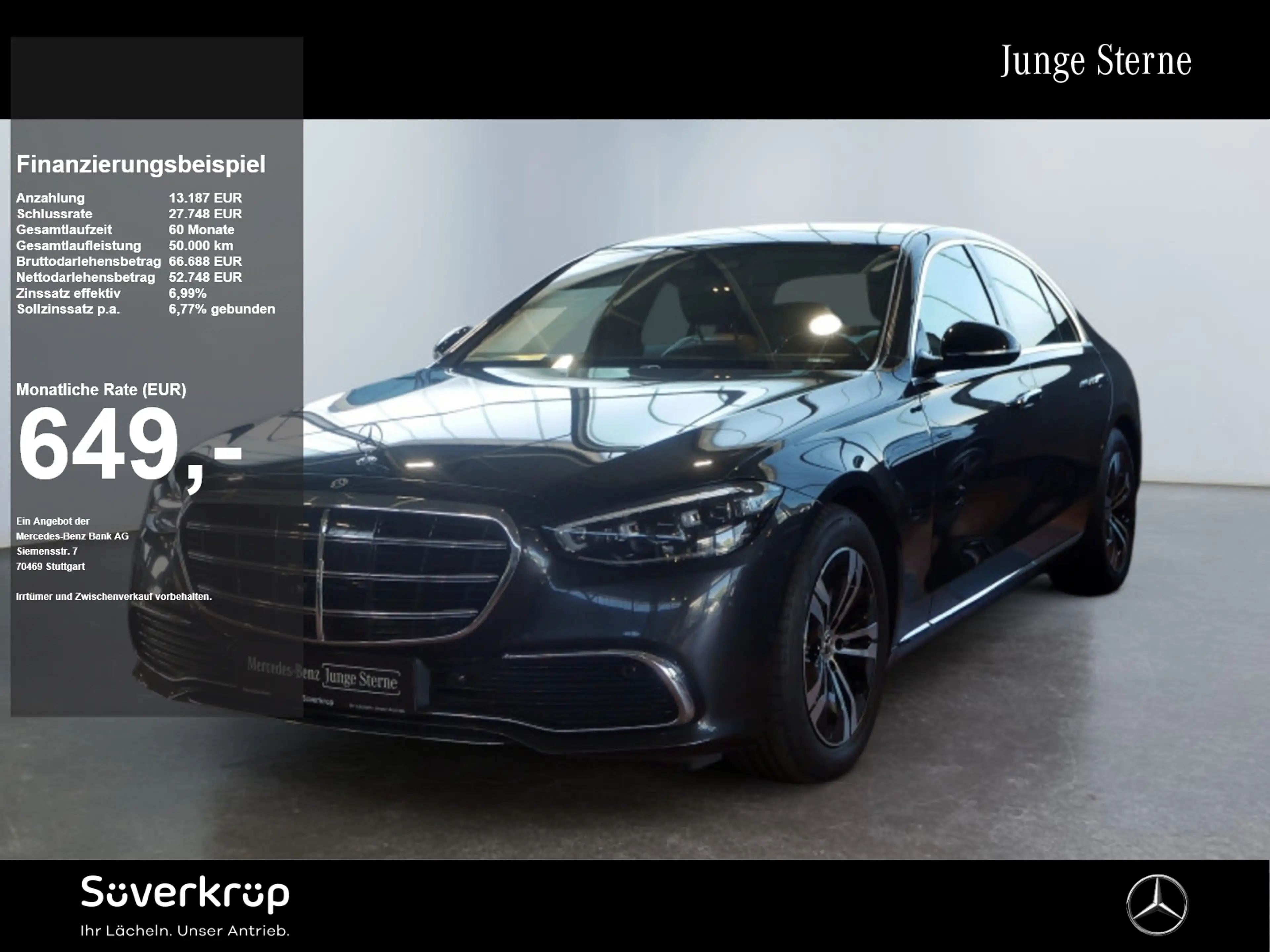 Mercedes-Benz S 350 d  BURM MEMO MULTI 360 AIRMATIC DISTR PANO