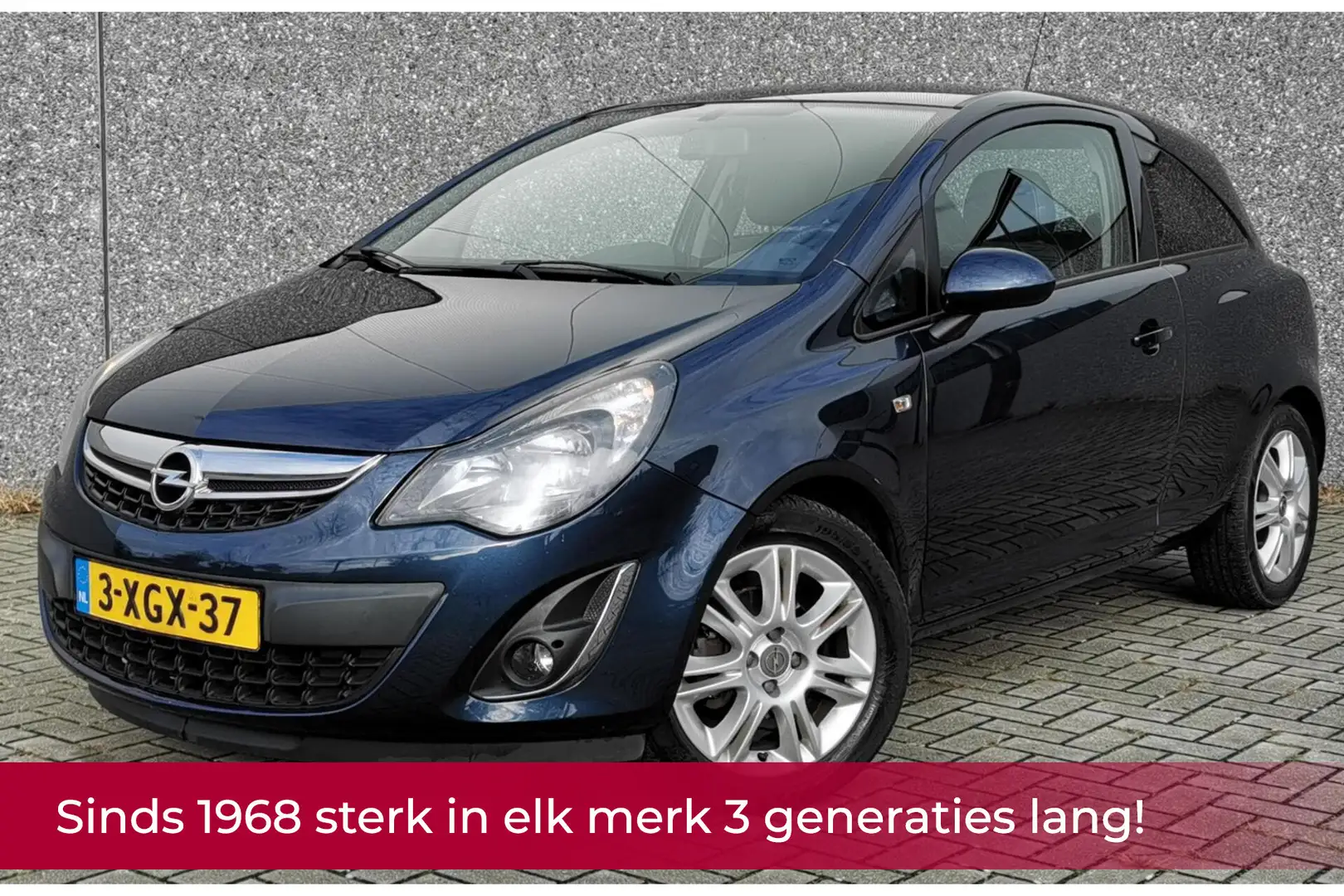 Opel Corsa 1.4-16V Cosmo 101PK NL AUTO NAP! Navi l Cruise l A Blu/Azzurro - 1