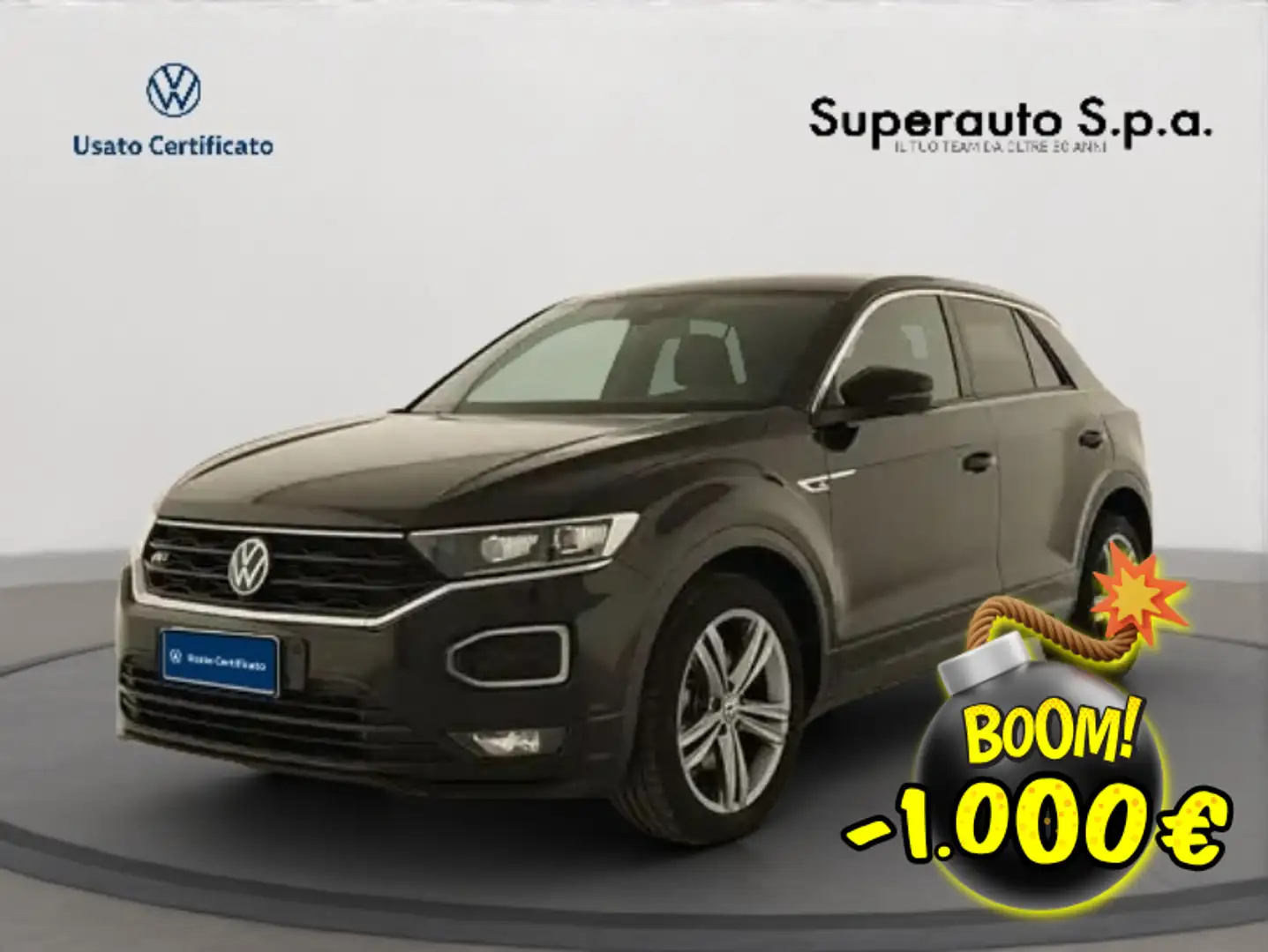 Volkswagen T-Roc 1.5 TSI ACT DSG Sport BlueMotion Technology Negro - 1