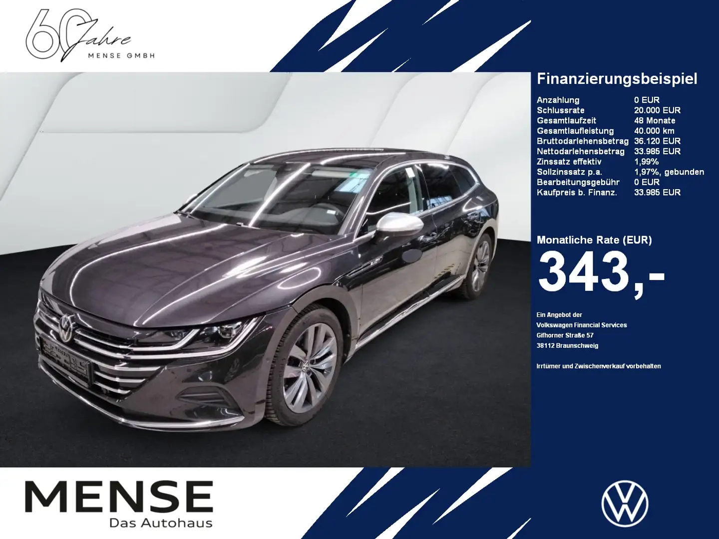 Volkswagen Arteon Shooting Brake 2.0 TSI DSG Elegance |AHK Šedá - 1