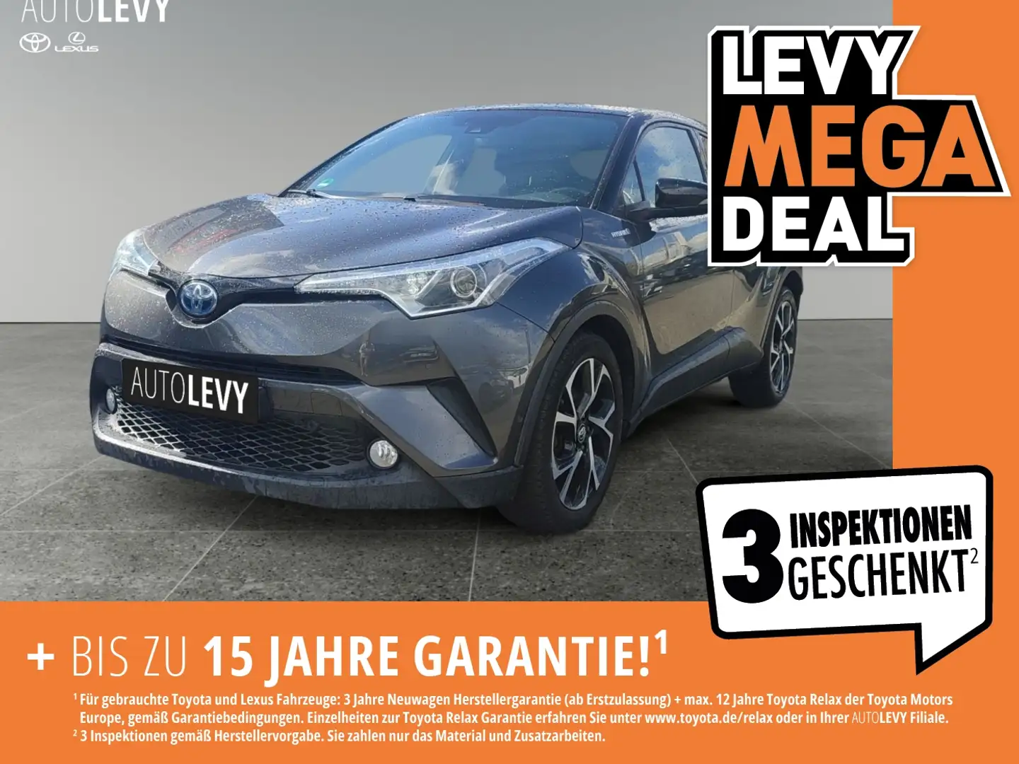 Toyota C-HR 1.8 Hybrid Kamera*NAVI*TOTWINKEL Zwart - 1