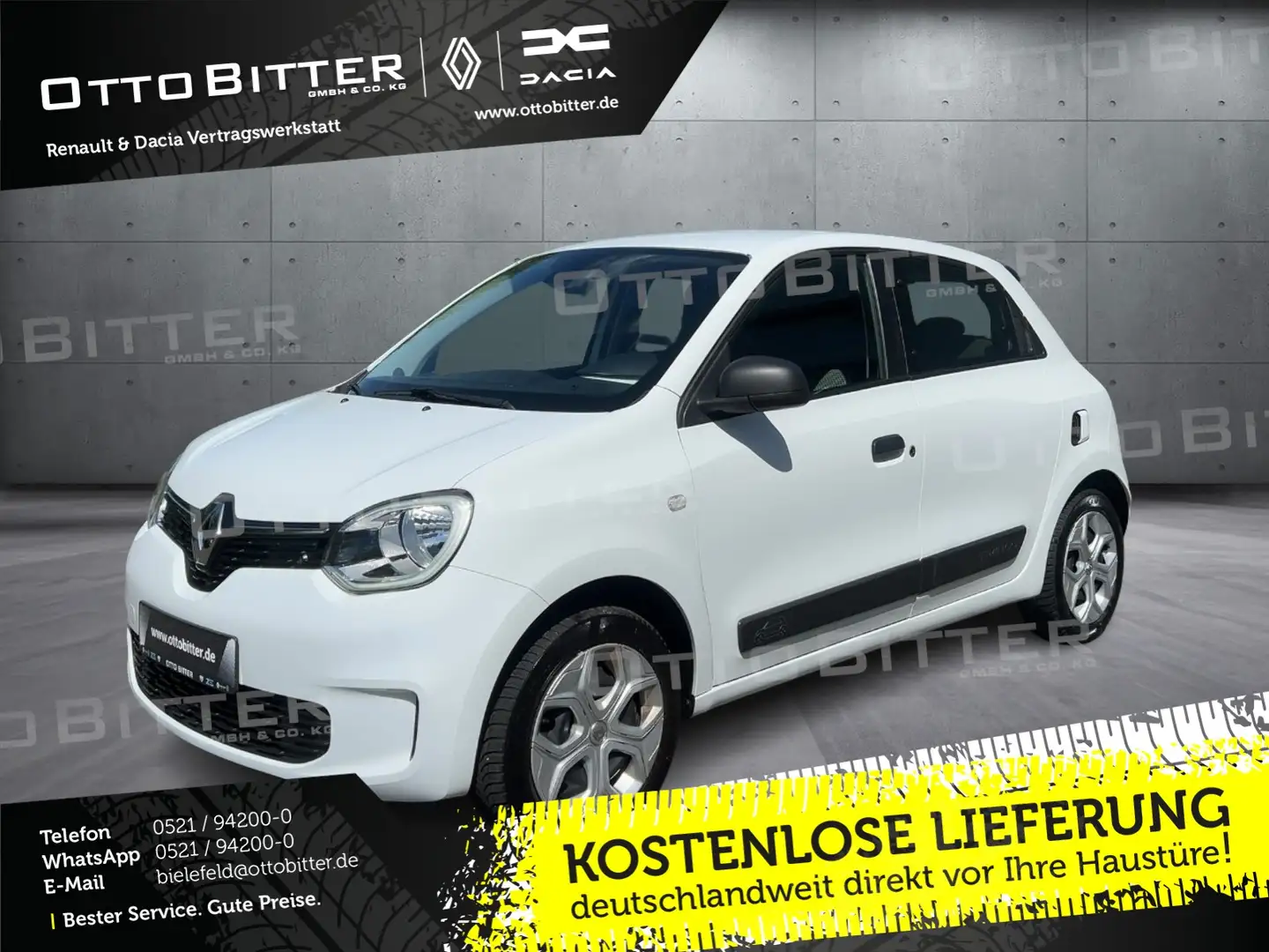 Renault Twingo LIFE SCe65 Start & Stop WINTERRÄDER Alb - 1