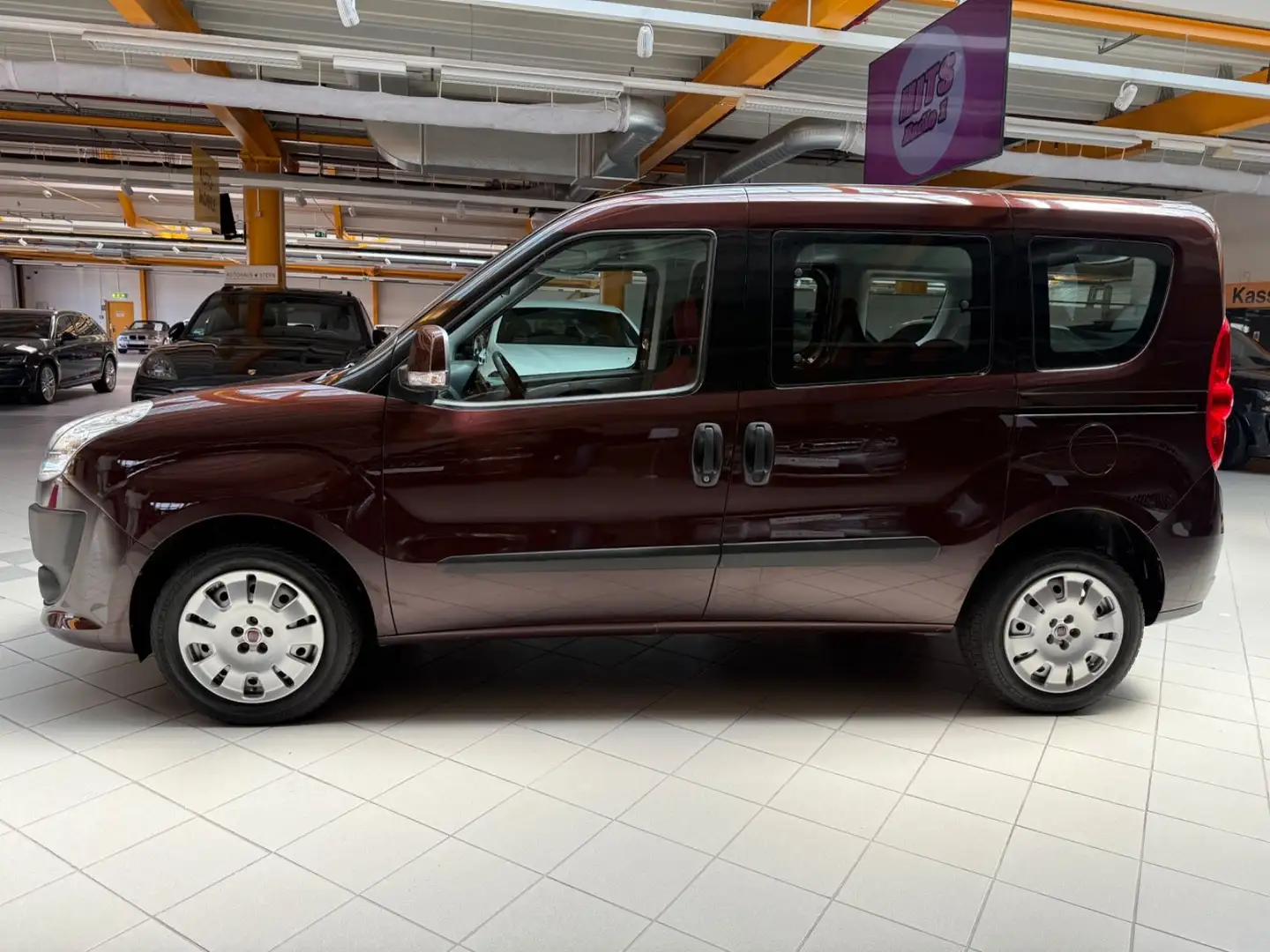 Fiat Doblo Dynamic|2.Hand|AHK|BT|Klima|Isofix Piros - 2