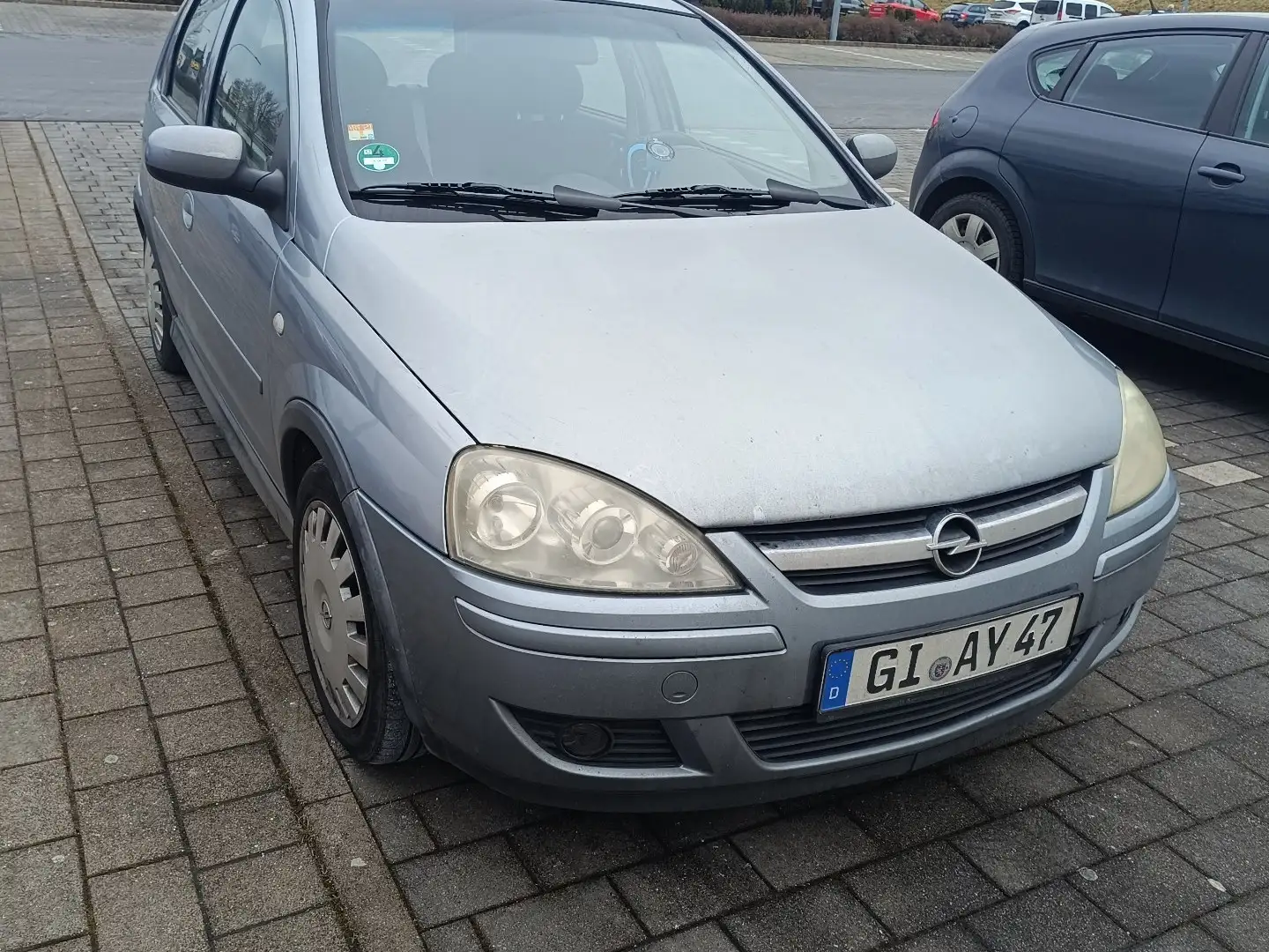 Opel Corsa 1.2 Klima TÜV 08/25 Öl Wechsel neu Grau - 2