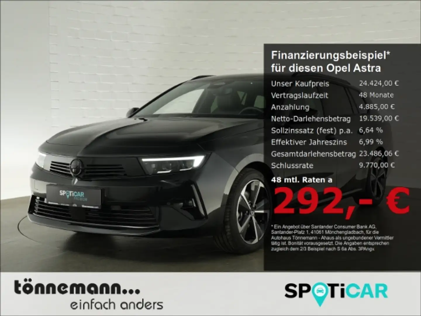 Opel Astra L ST GS+AHK+LED+NAVI+360 GRAD KAMERA+SITZ-/LENKRAD Negro - 1