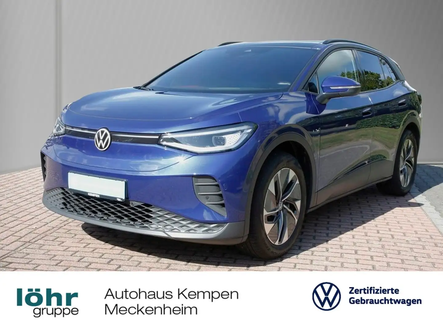 Volkswagen ID.4 Pro 210KW Wärmep. 19" Pano ACC PDC LED SHZ Navi+VC Blau - 1