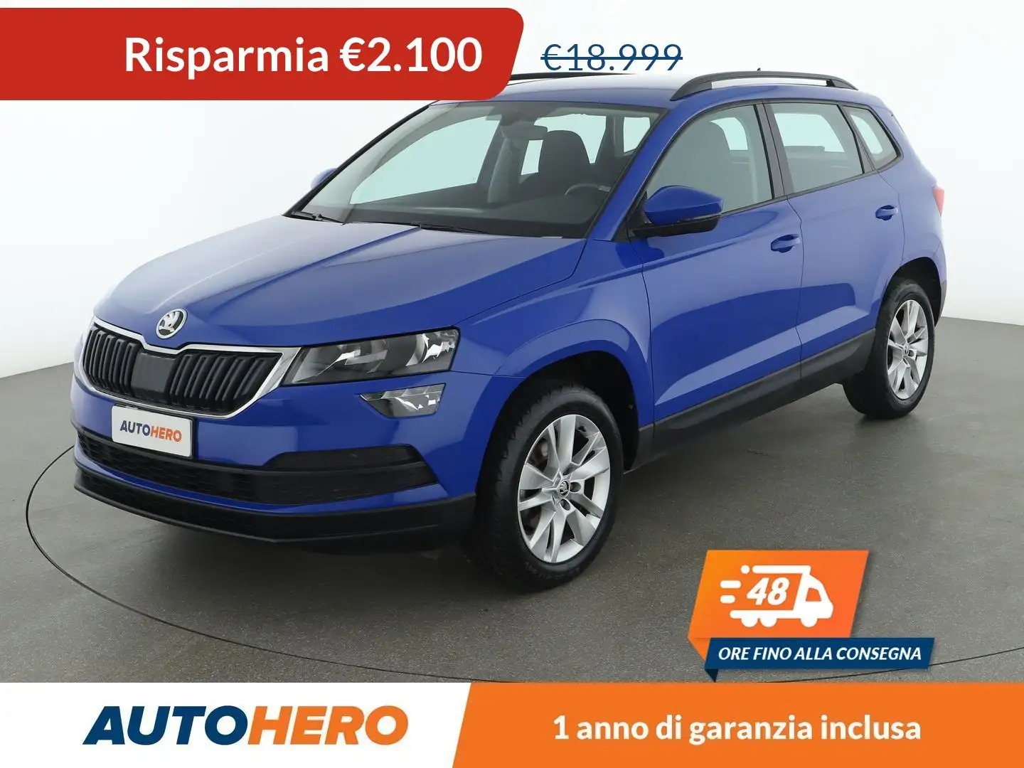Skoda Karoq 1.0 TSI Ambition 110 CV Blu/Azzurro - 1