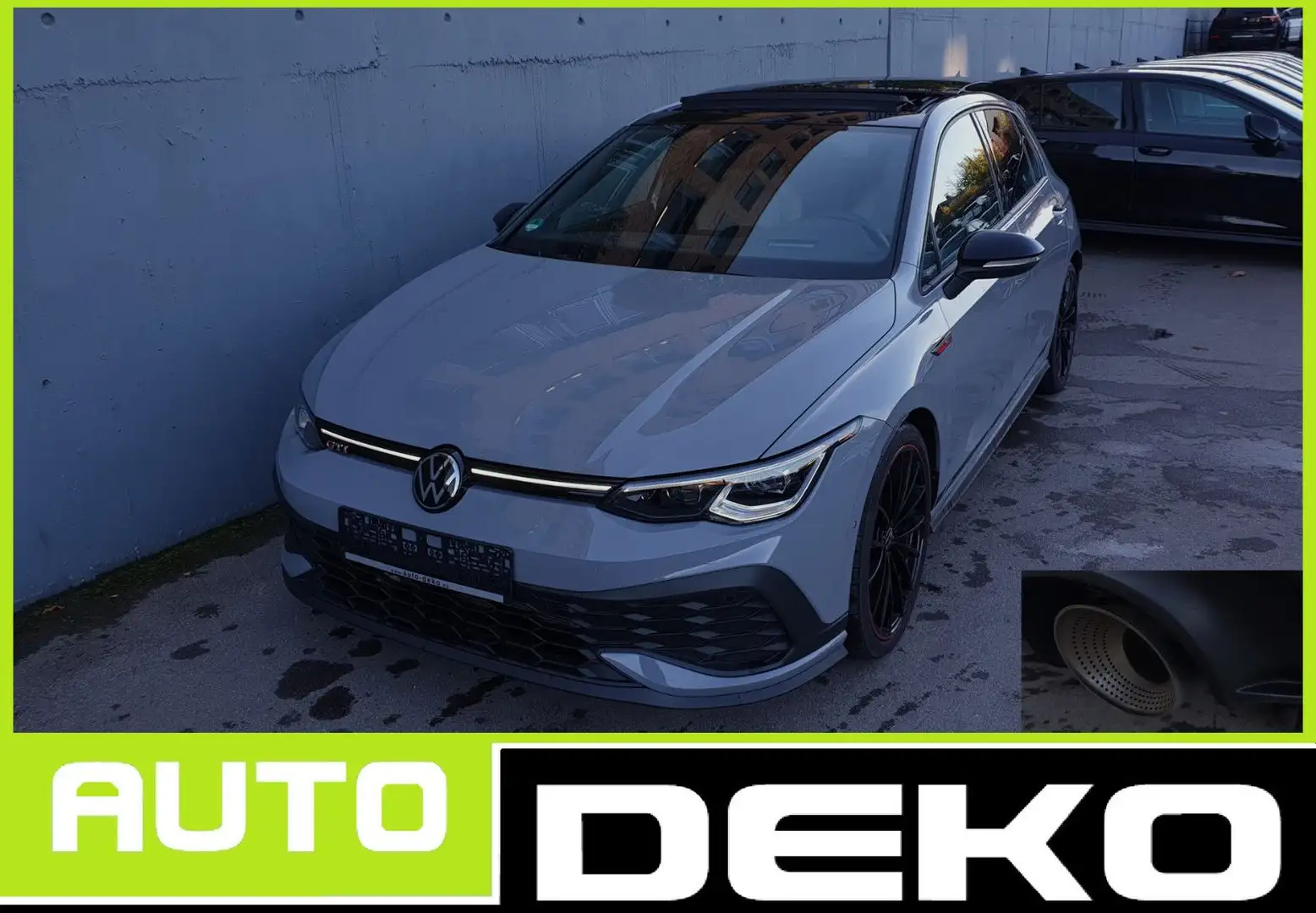 Volkswagen Golf 8 GTI Clubsport DSG Black * Akrapovic/Leder Gris - 1