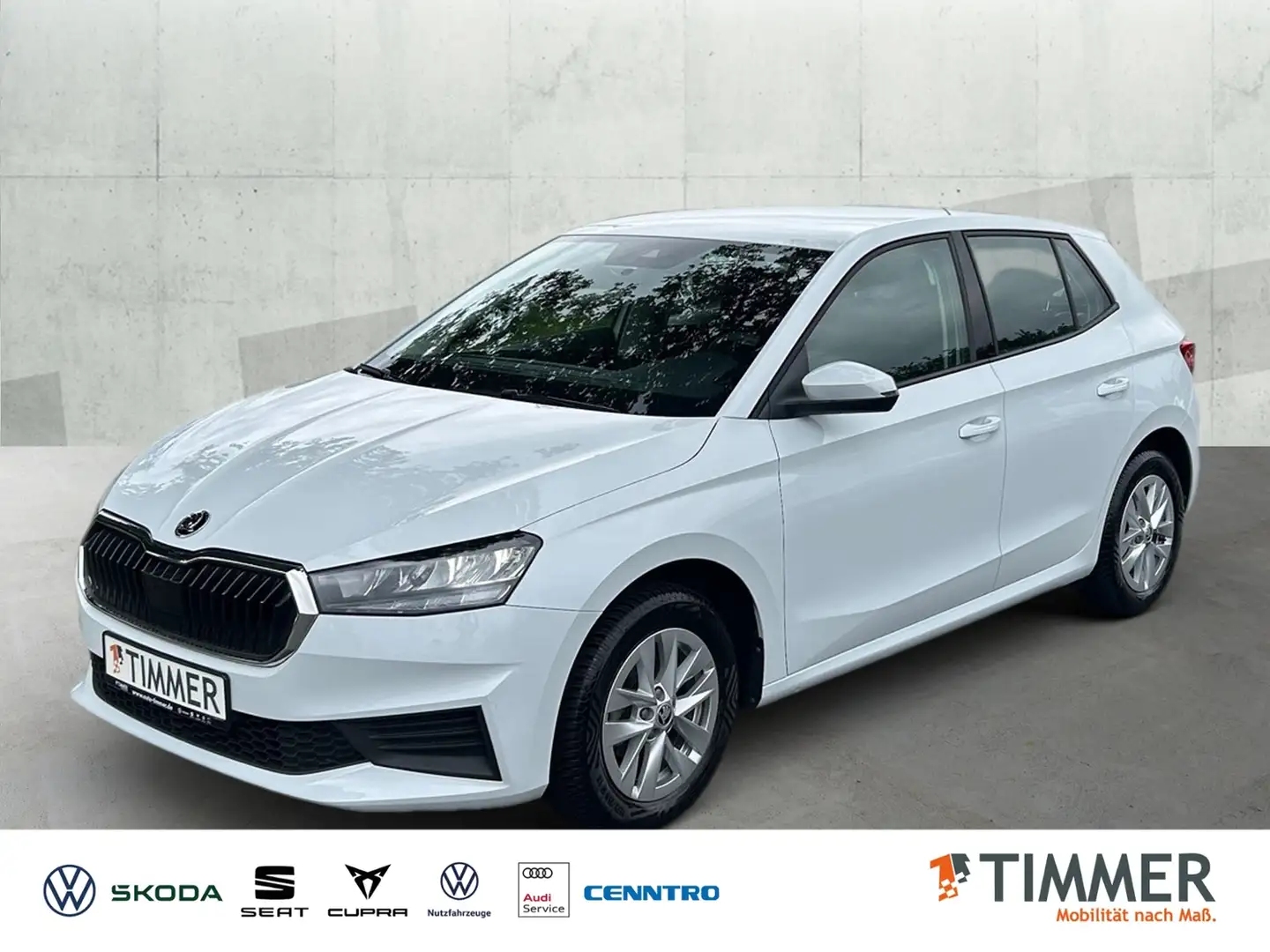 Skoda Fabia 1.0 TSI ACTIVE *LED *SHZ *CLIMA *LM " * Wit - 1