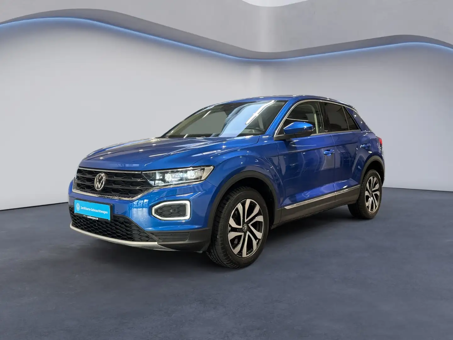 Volkswagen T-Roc Active 1.5 TSI NAVI+LED+SHZ+PDC+STANDH. Blau - 1