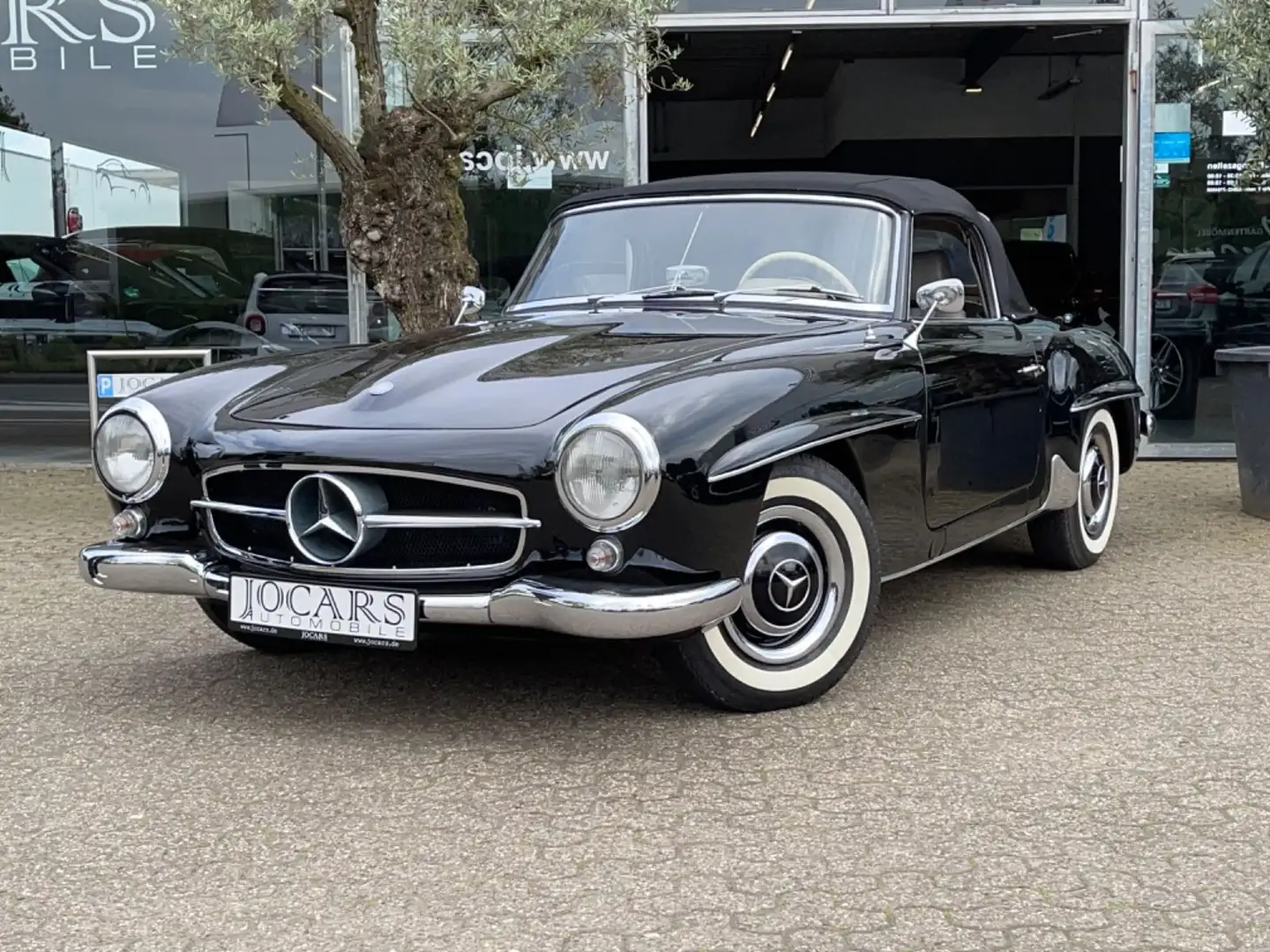 Mercedes-Benz 190 SL  I TRAUMZUSTAND I VOLLLEDER Negru - 1