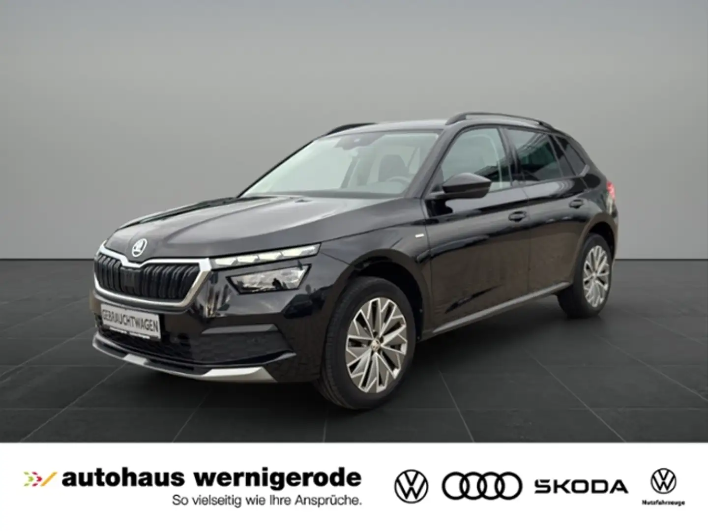 Skoda Kamiq 1.0TSI Clever LED/AHK/Kamera/App Schwarz - 1