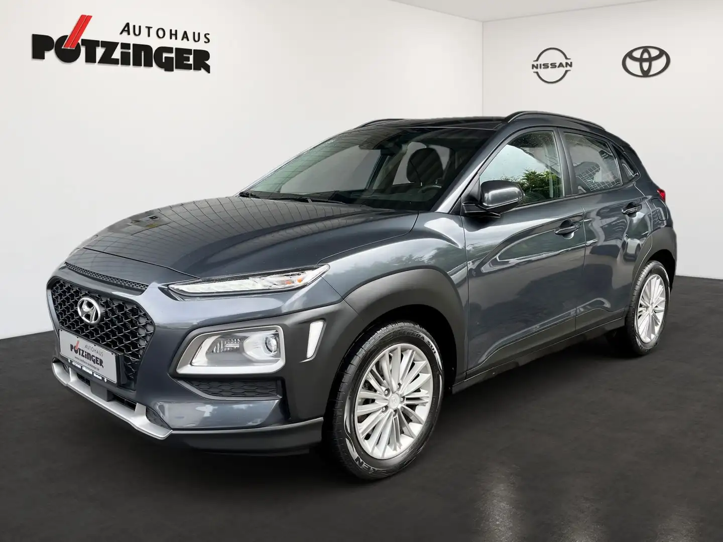 Hyundai KONA 1.6 T-GDI Trend 4WD,Navi,LED,DAB,carplay Silber - 1