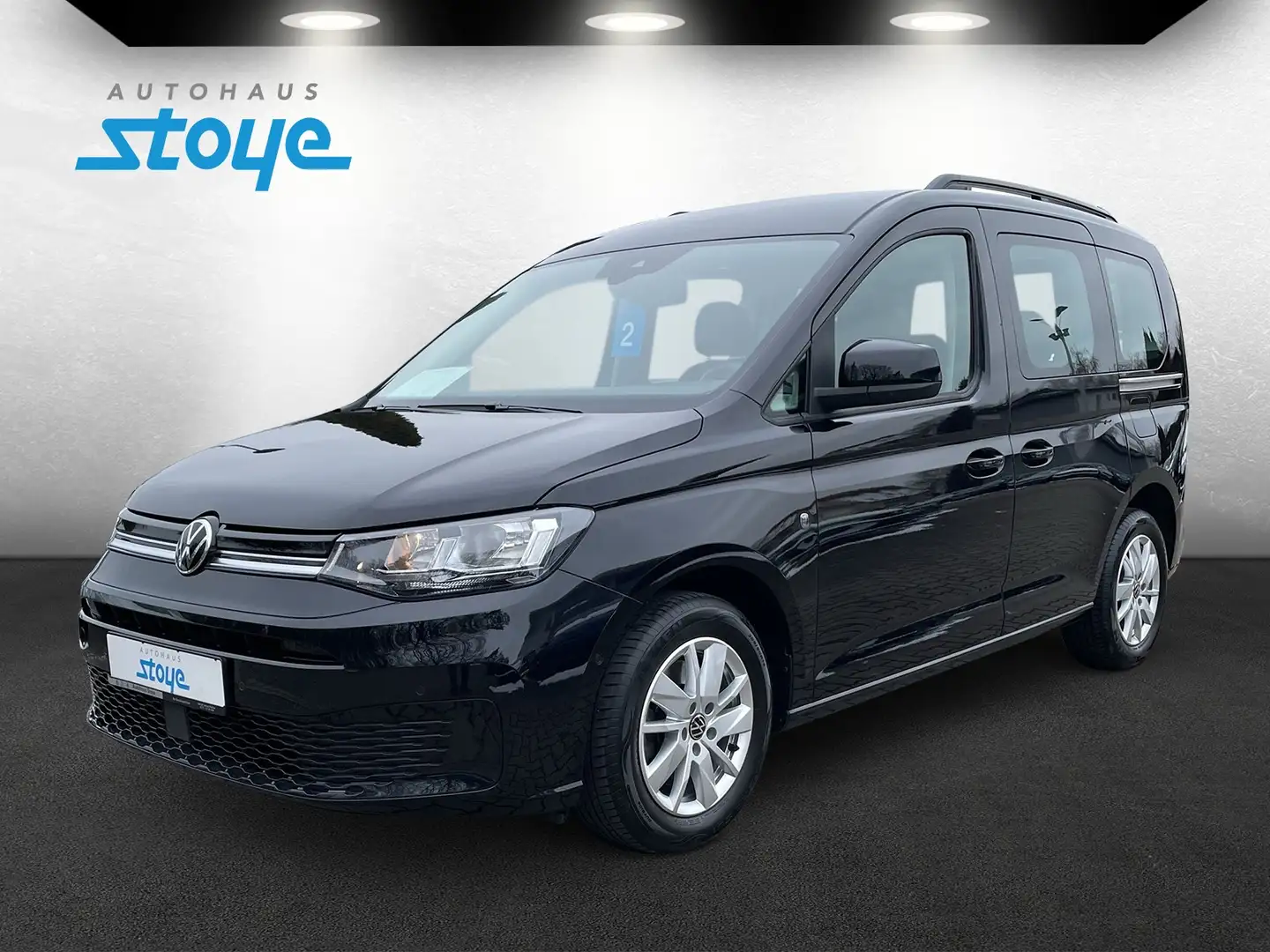 Volkswagen Caddy Life TDi DSG Navi Sitzh EPC v+h Zwart - 2