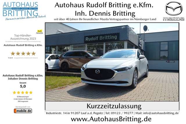 Imagine Mazda 3 Benzin 140PS 6AG Exclusive-line 4-Türer SHZ