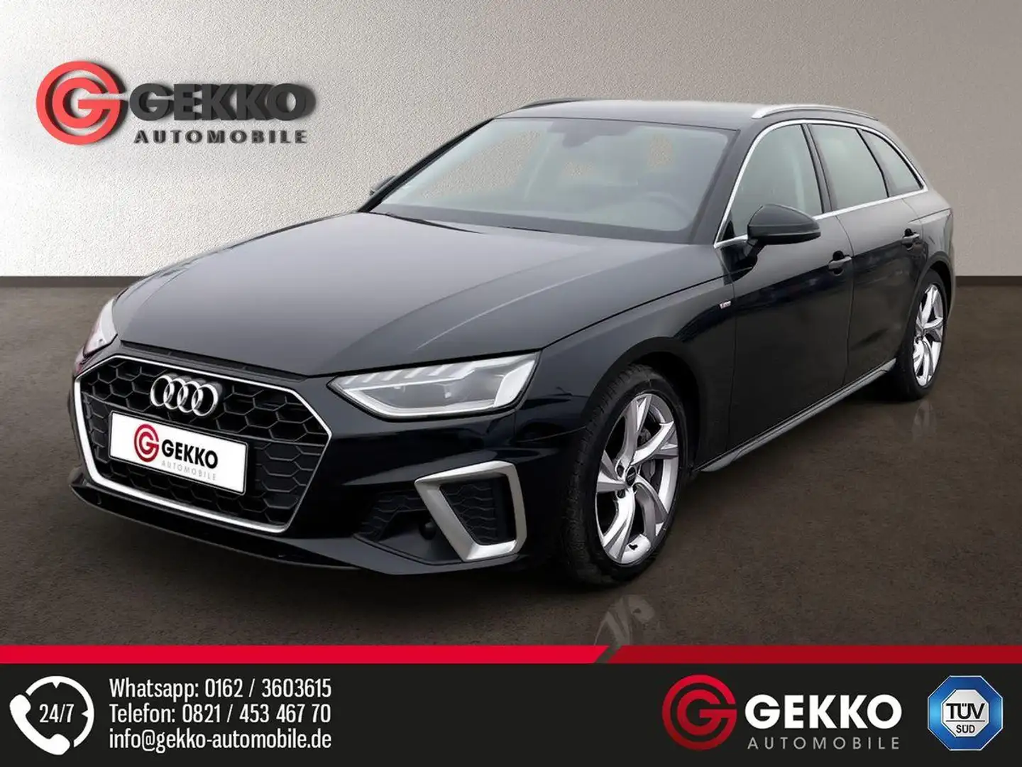 Audi A4 Avant S Line Plus +LED+NAVI+SZH+Metallic+ACC+elek. Schwarz - 2