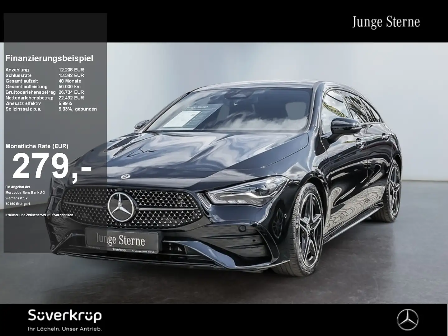 Mercedes-Benz CLA 200 SB , AMG NIGHT PREMIUM AHK KAMERA PANO Noir - 1