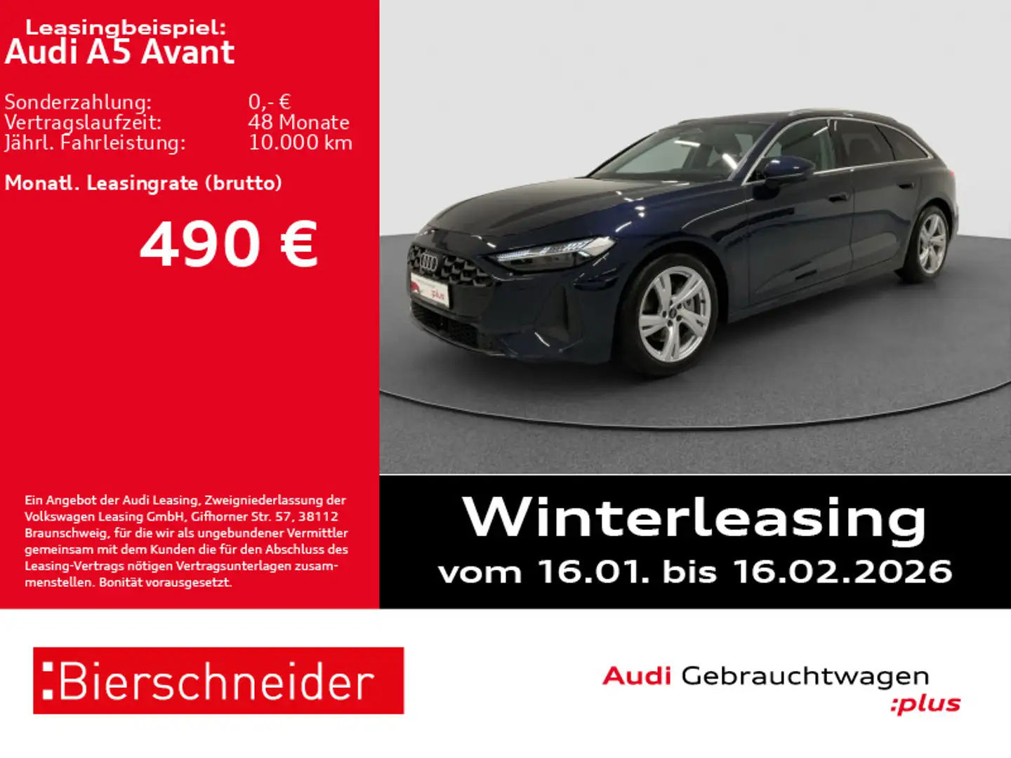 Audi A5 TFSI AHK MATRIX TECH+ 360 ACC Blau - 1