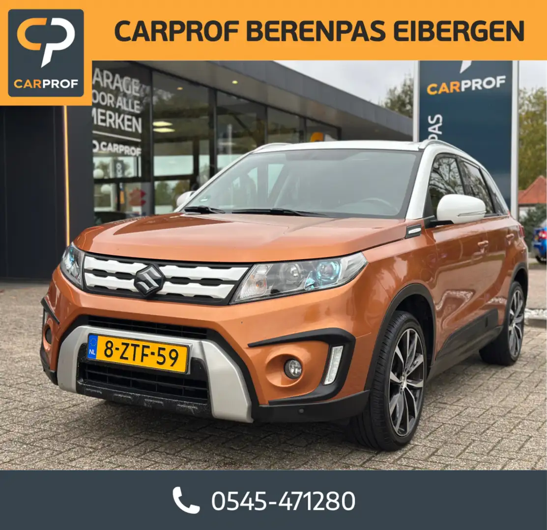 Suzuki Vitara 1.6 High Executive Dealer onderhouden '' Camera - Orange - 1