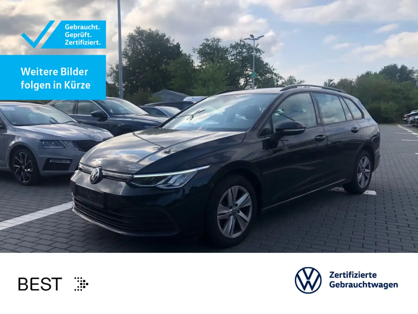 Volkswagen Golf Variant 1.0 TSI AHK*SHZ*PDC Schwarz - 1
