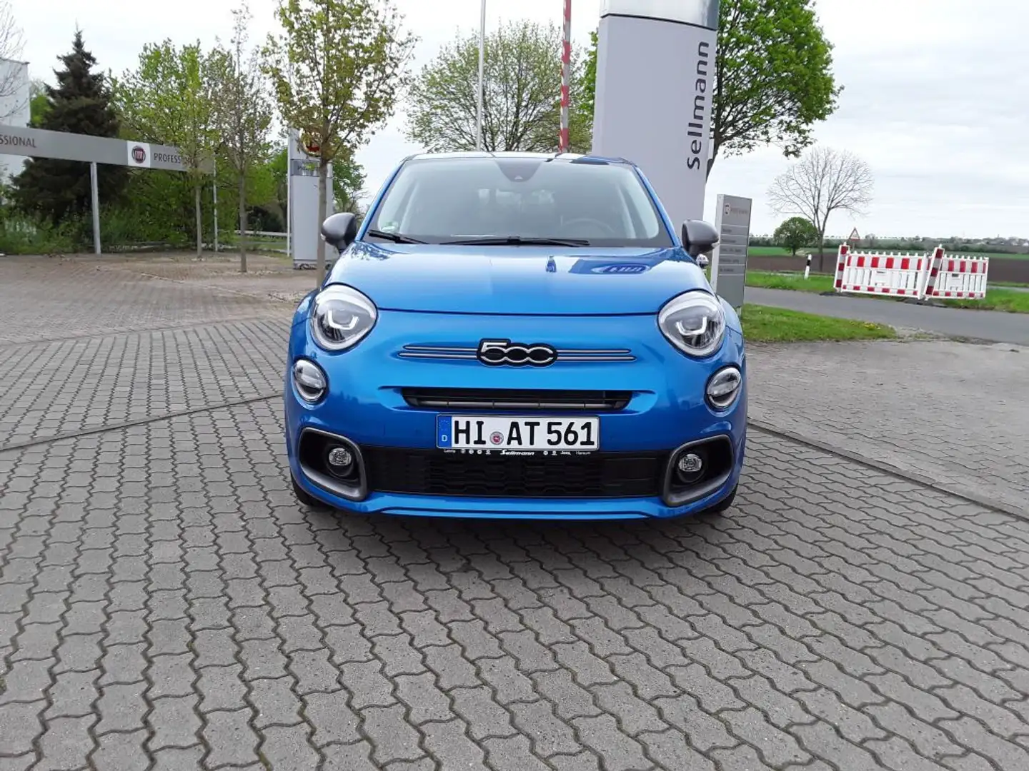 Fiat 500X Hybrid Sport 1.5 GSE 96kW Tech Paket Blauw - 2