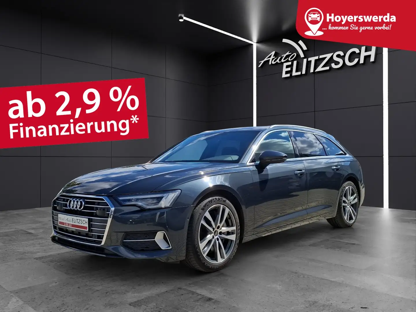 Audi A6 Avant 55 TFSI sport quattro STH Matrix Luft AVC... Grau - 1