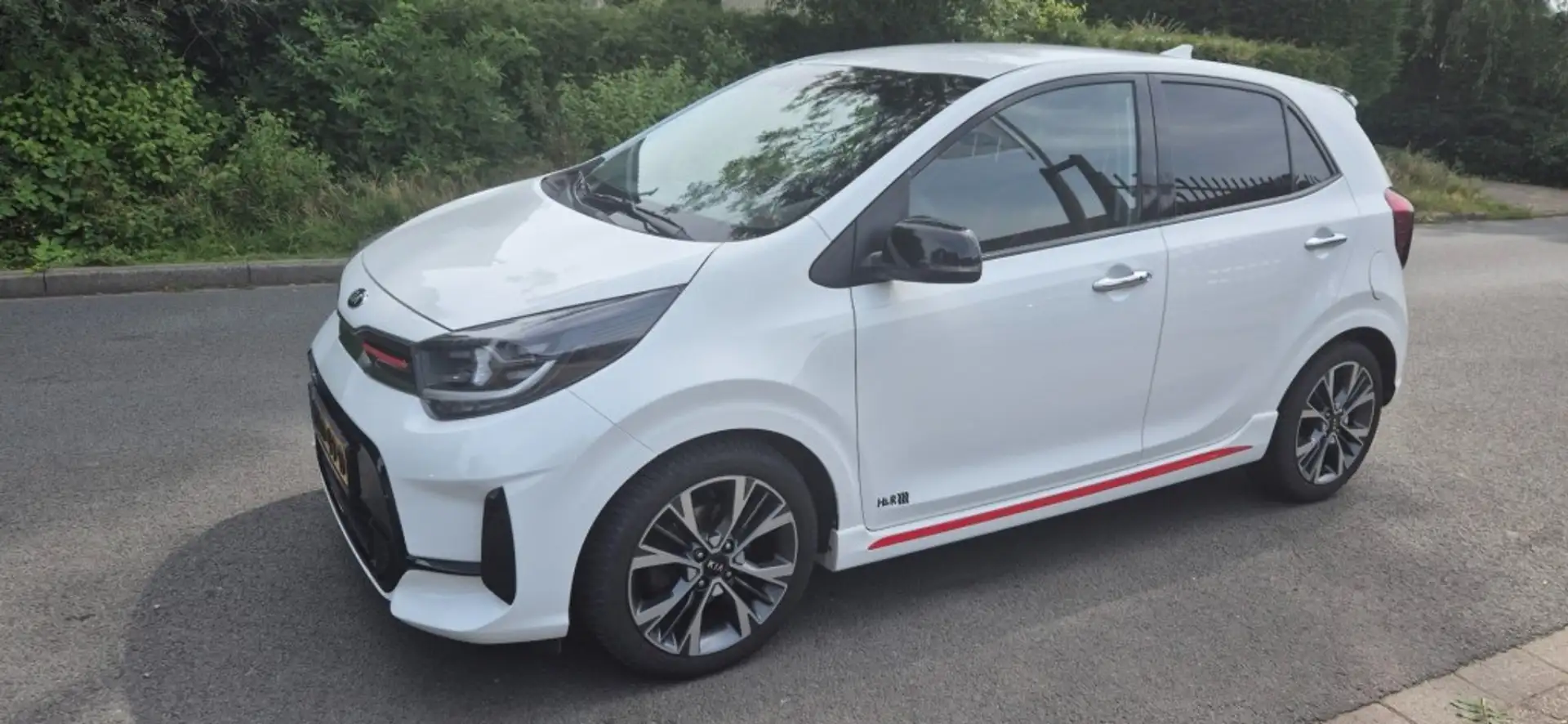 Kia Picanto 1.2 CVVT GT line*automaat stoel stuur verw.*naviga Wit - 2