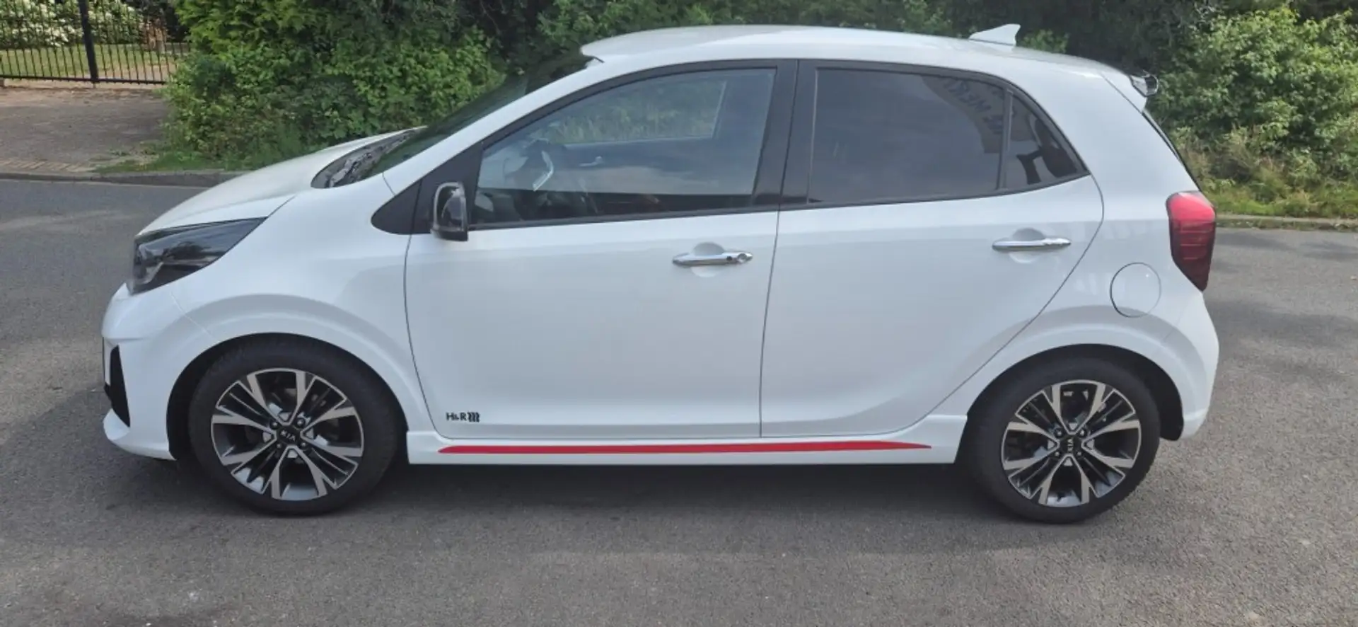Kia Picanto 1.2 CVVT GT line*automaat stoel stuur verw.*naviga Wit - 1