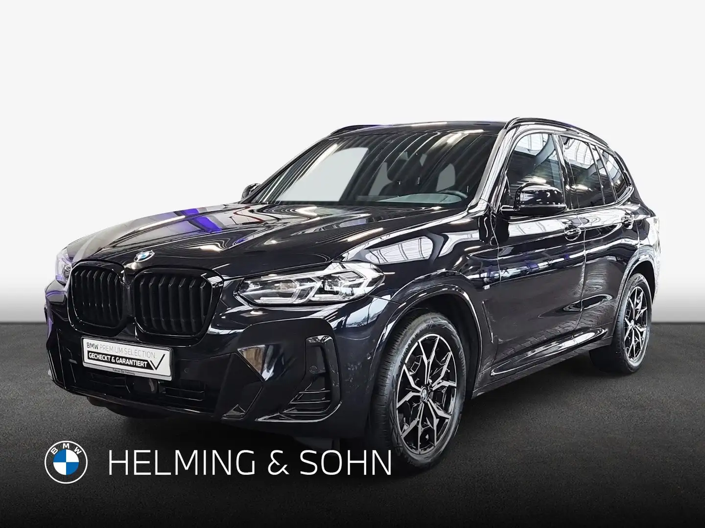 BMW X3 xDrive20d M-Sport HiFi LED AHK ACC Lenkradhz. DAB Schwarz - 1