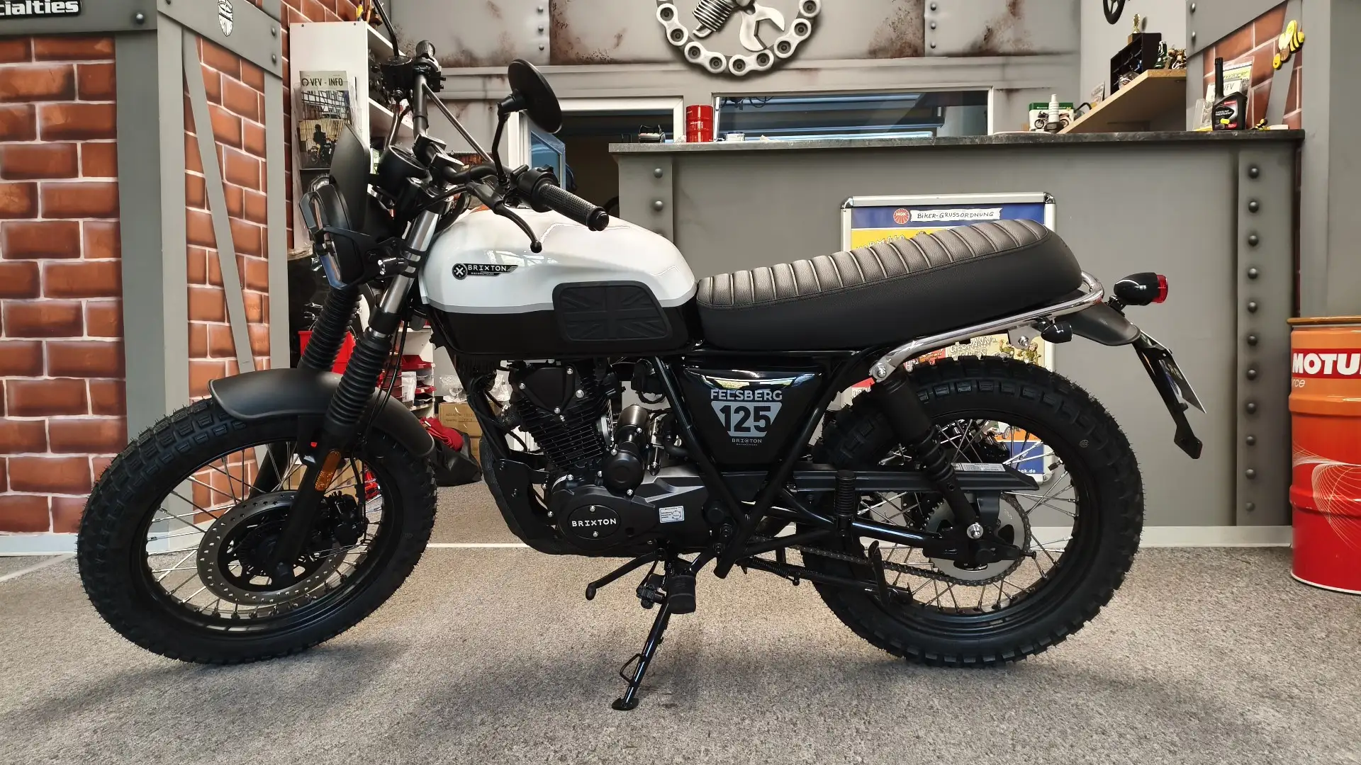 Brixton Felsberg 125 ABS Neufahrzeug Grau - 1