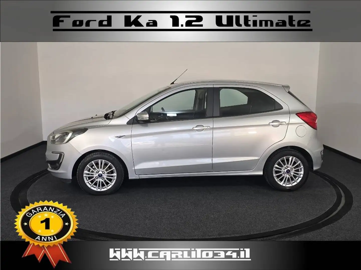 Ford Ka/Ka+ 1.2 Ultimate 85cv my18 Argento - 2