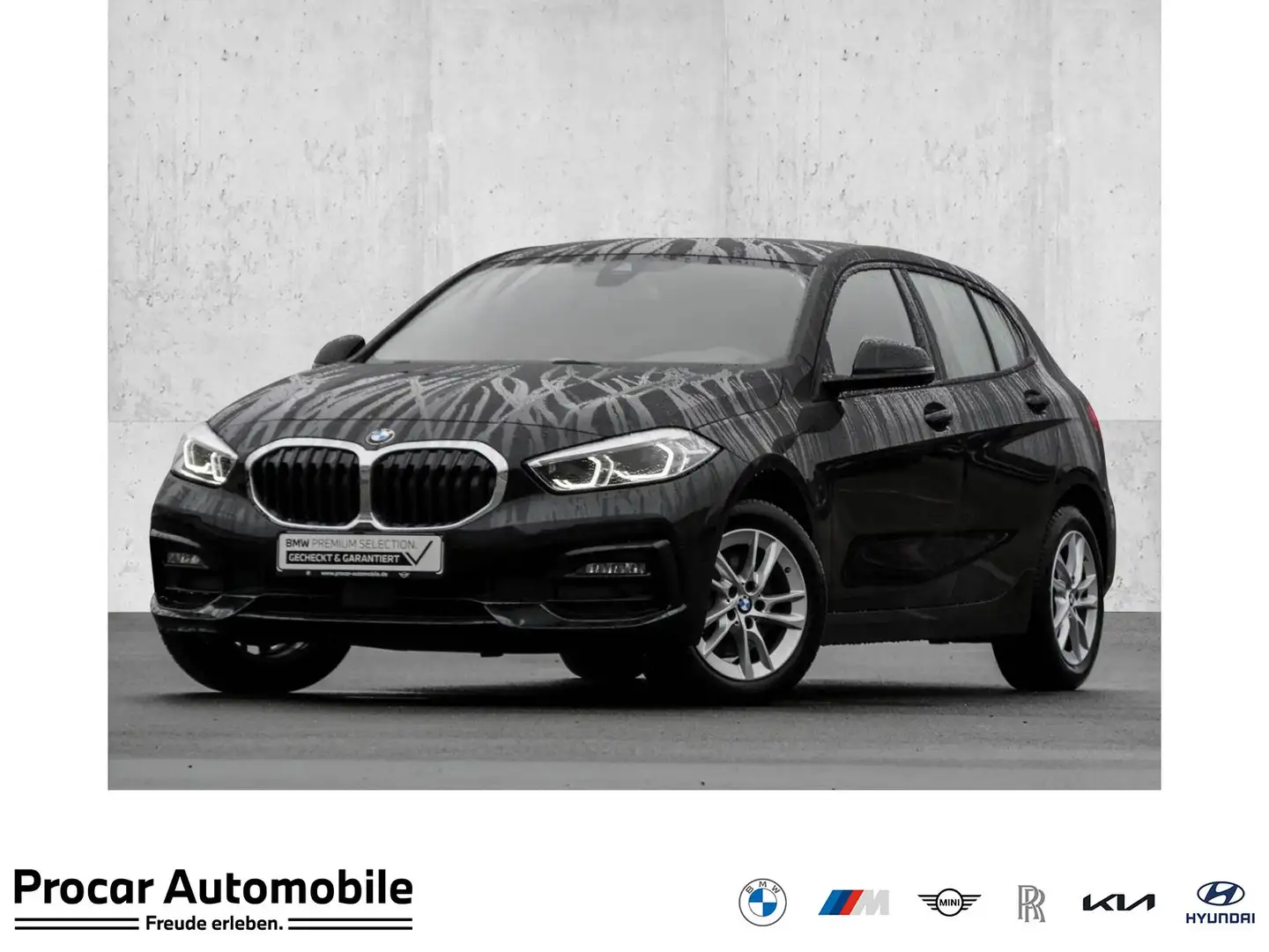 BMW 118 i SPORT LINE+ADAPT.LED+LHZ+PA+HiFi Schwarz - 1