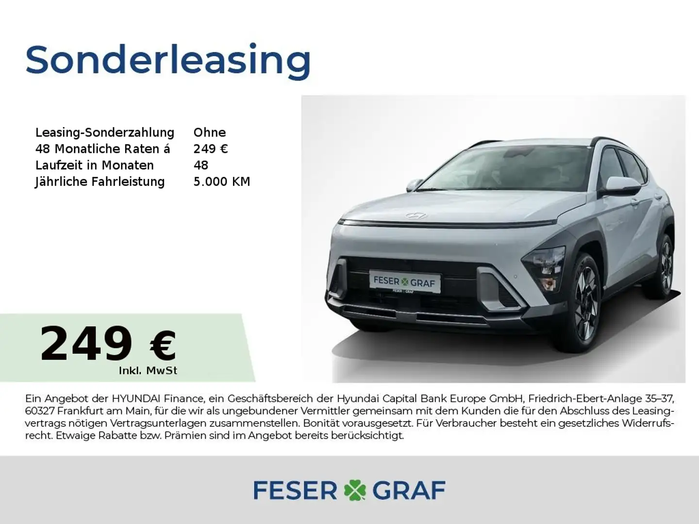 Hyundai KONA TREND ASSIST-PAKET NAVI LED SHZ LHZ CARPLAY Weiß - 1
