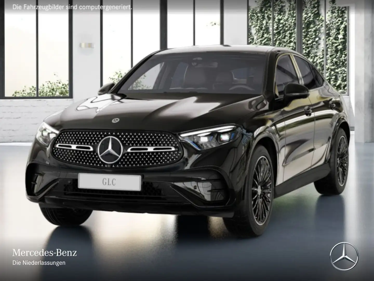 Mercedes-Benz GLC 220 d 4M AMG+NIGHT+360+AHK+TOTW+KEYLESS+9G Schwarz - 2