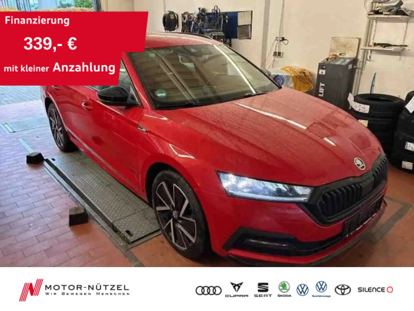 Skoda Octavia Combi IV SPORTLINE LED+NAVI+ACC+DAB+HuD Rot - 1