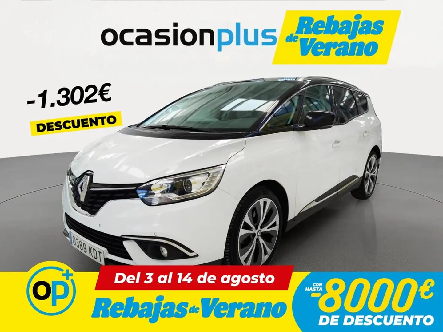Renault Grand Scenic 1.6dCi Zen 96kW Blanco - 1