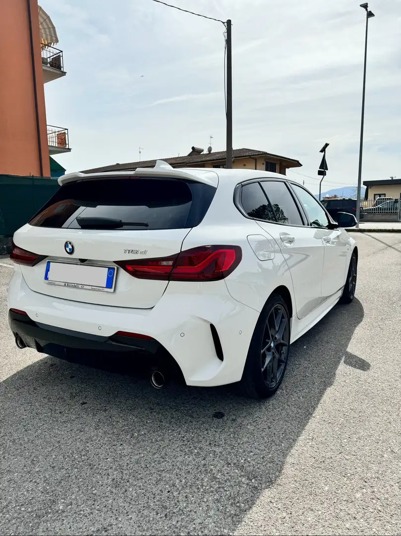 BMW 118 118d Sport auto Bianco - 2