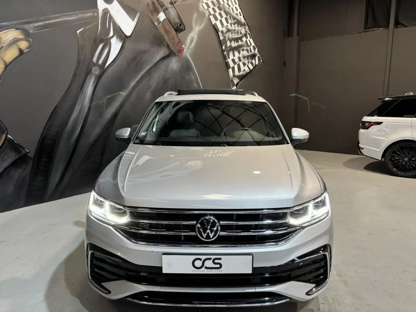 Volkswagen Tiguan 2.0 TDI 200 DSG7 R-Line 4Motion Toit Ouvrant / attelage Gris - 2