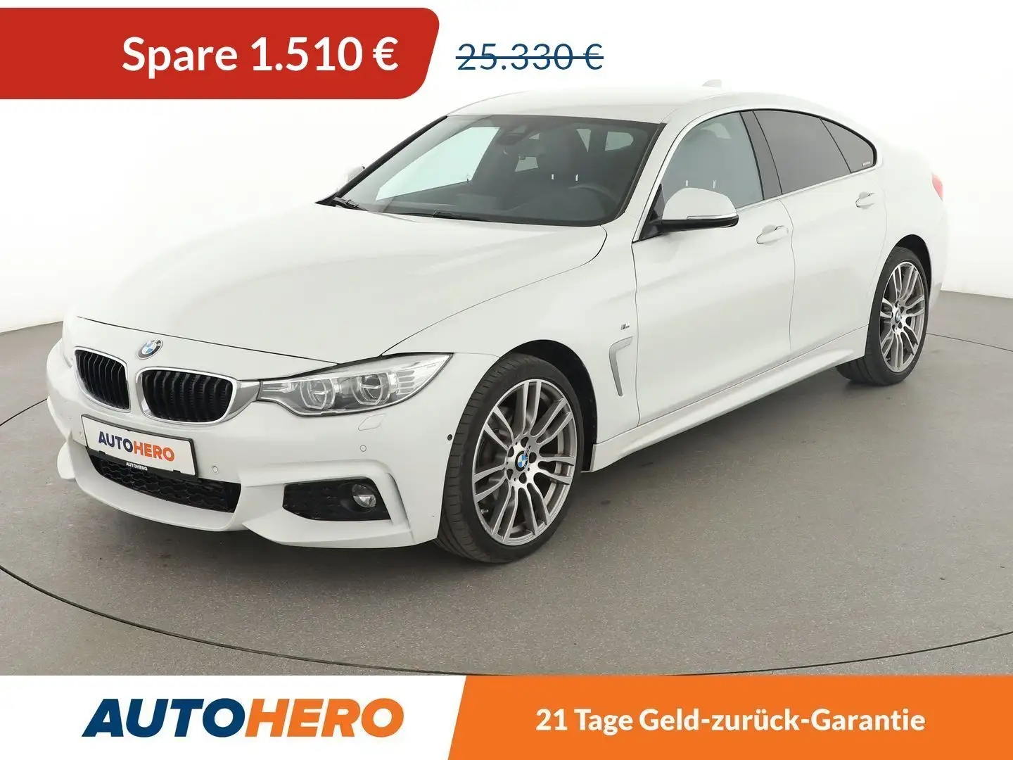 BMW 420 420d Gran Coupé xDrive M Sport Aut.*360CAM*LED* Blanc - 1