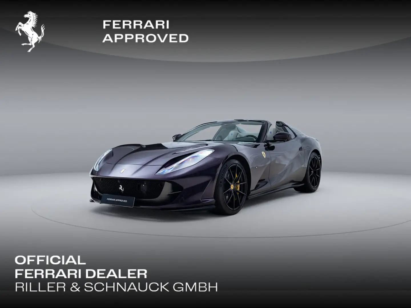 Ferrari 812 GTS >>ATELIER<<*VIOLA HONG KONG*LED<< Mauve - 1