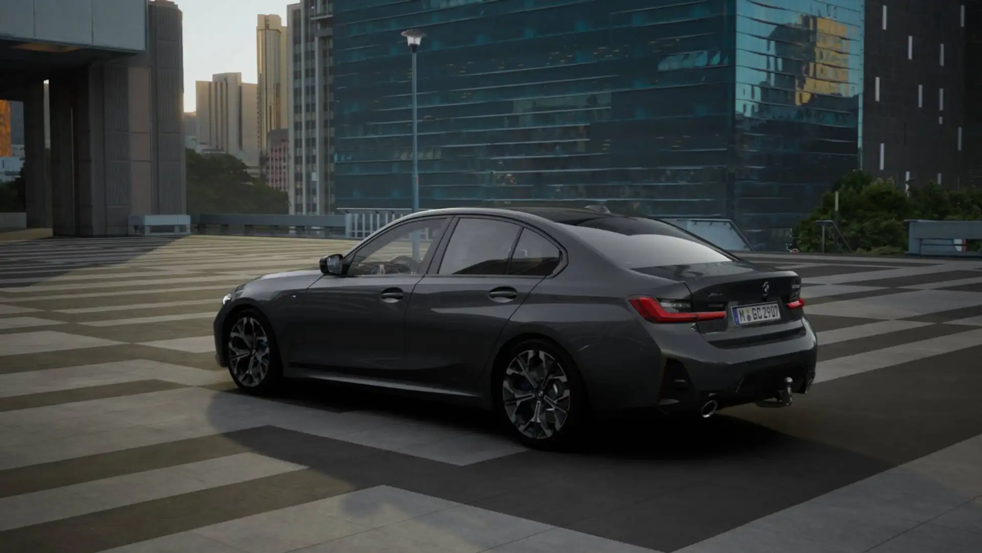 BMW 330 d xDrive Limousine ///M Sport SHD AHK 360° Grau - 2