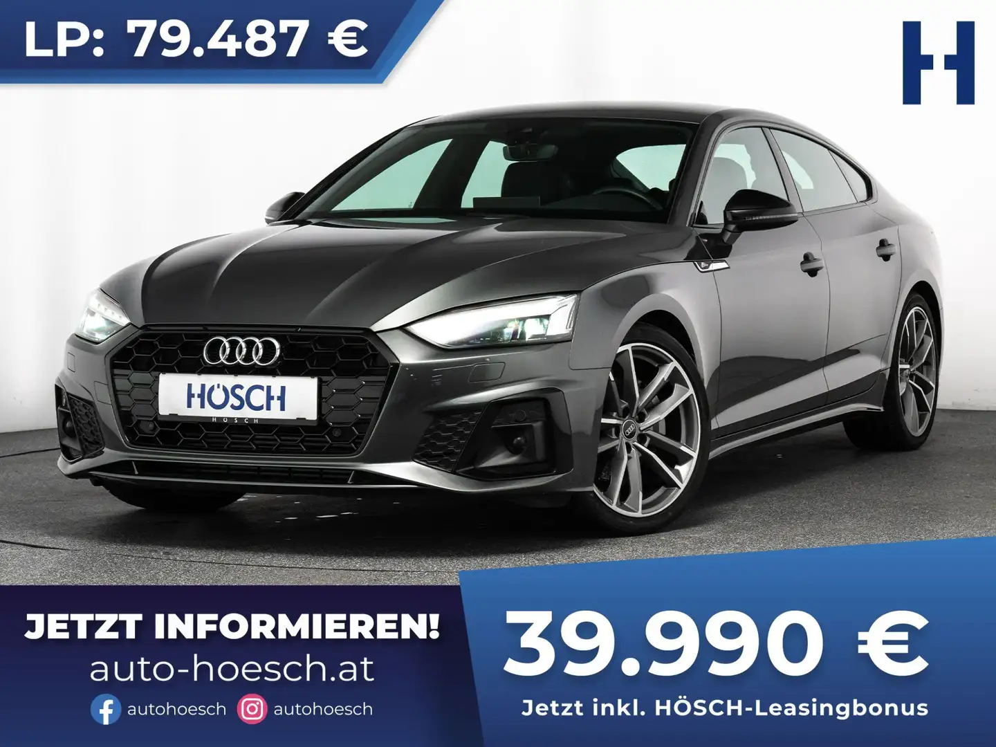 Audi A5 SB 40 TFSI 2xS-LINE TRAUMEXTRAS -50% Grau - 1