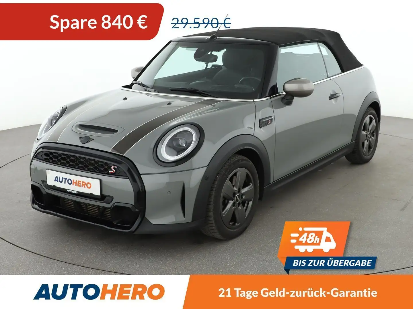 MINI Cooper S Cabrio Cooper S Yours Trim Aut.*NAVI*ACC*CAM*PDC* Сірий - 1