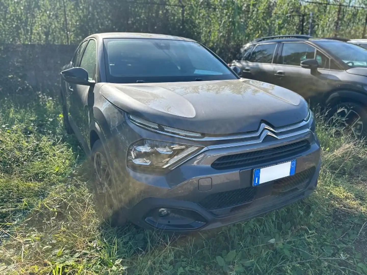 Citroen C4 PureTech 130 S&S EAT8 Plus + montaggio GPL Grigio - 2
