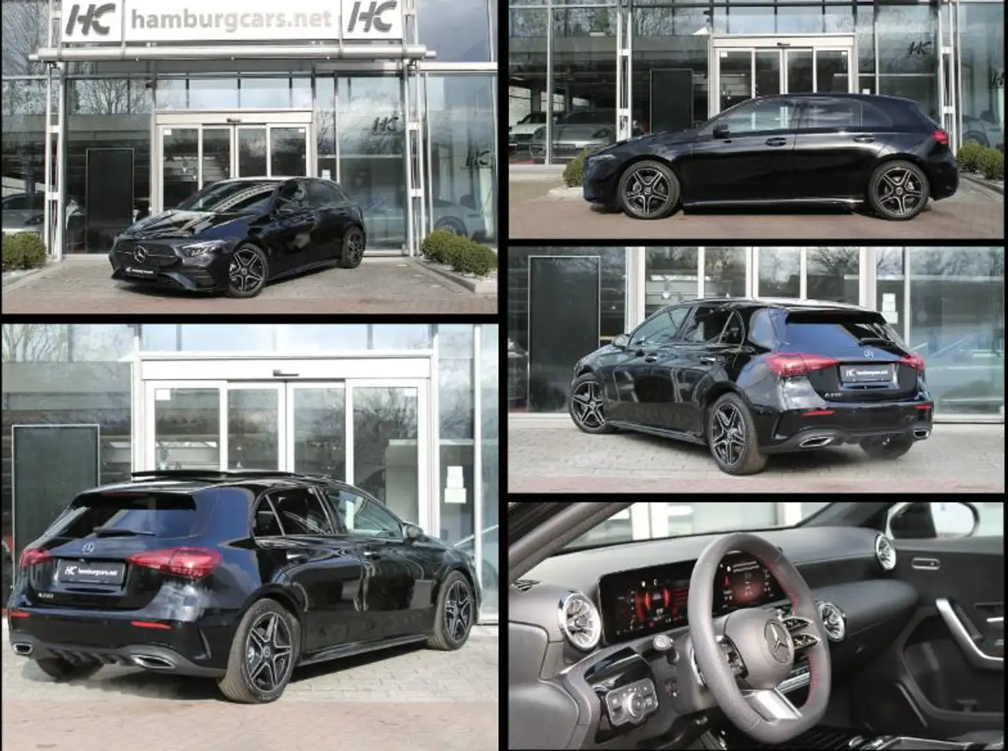 Mercedes-Benz A 200 A200 AMG Adv.+ Panorama Sitz&Winter&ParkPaket Negro - 1