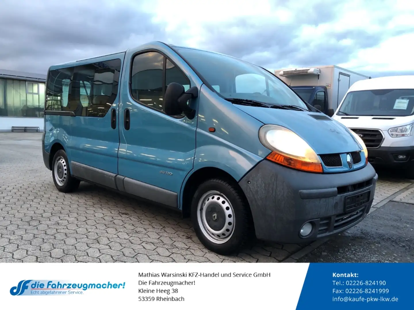 Renault Trafic Combi Behindertengerecht Rampe Export TÜV Azul - 1