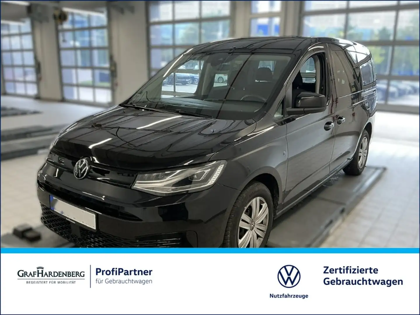 Volkswagen Caddy Maxi 2.0 TDI DSG LED Navi AHK Schwarz - 1