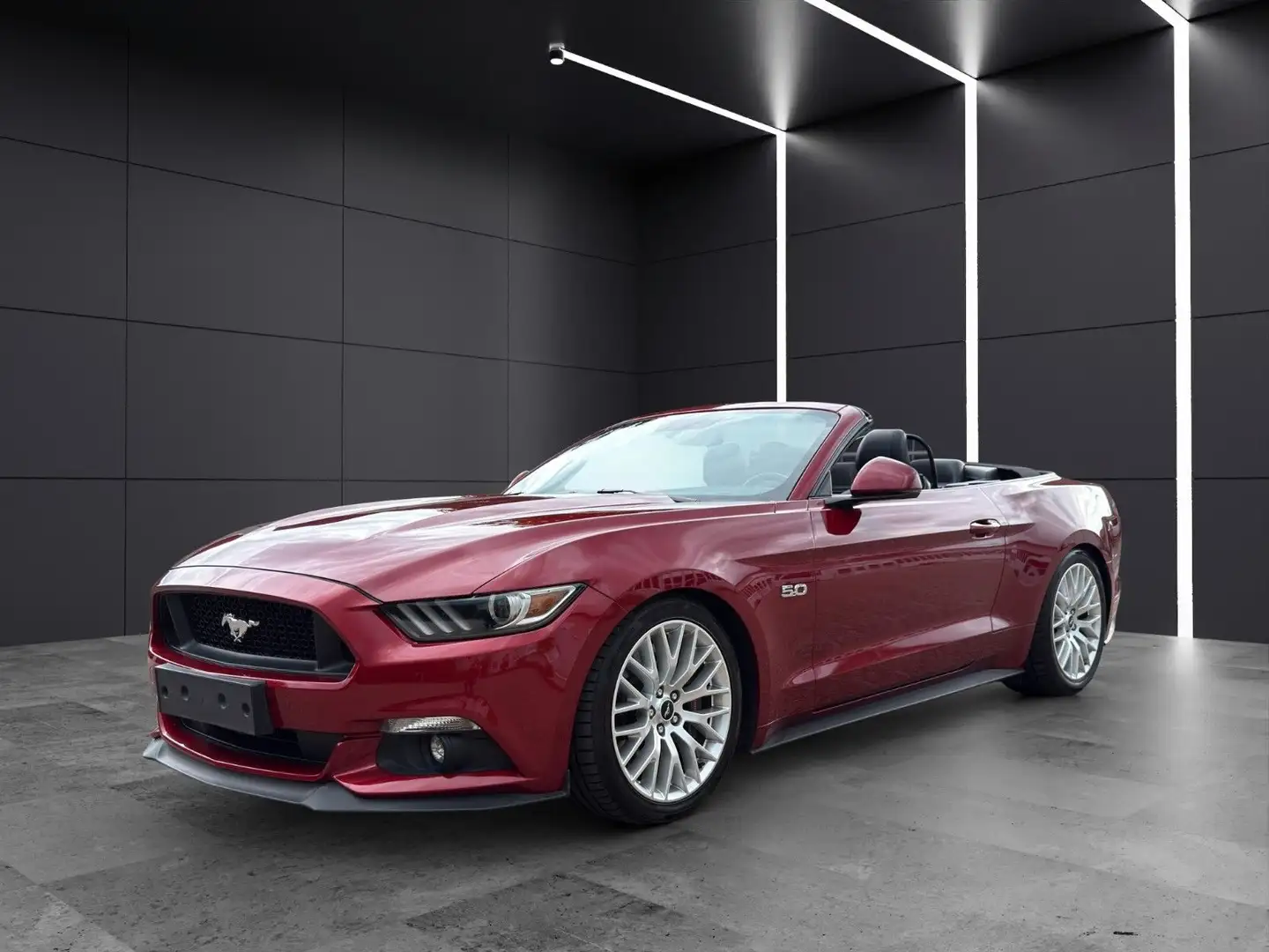 Ford Mustang GT Convertible|Deutsch|Prins-Gas|Eibach| Rot - 1